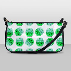 Kawaii Lime Jam Jar Pattern Shoulder Clutch Bag by snowwhitegirl