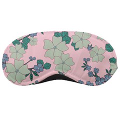 Vintage Floral Lilac Pattern Pink Sleeping Masks by snowwhitegirl