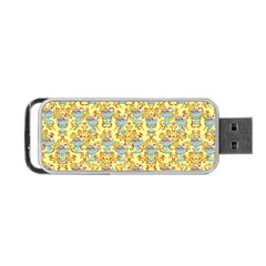 Paisley Yellow Sundaes Portable Usb Flash (two Sides) by snowwhitegirl