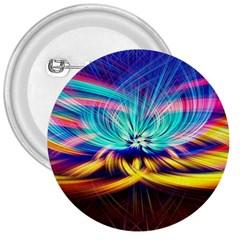 Colorful Chakra Lsd Spirituality 3  Buttons by Pakrebo