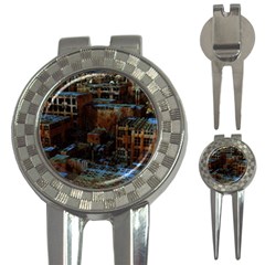 Building Ruins Old Industry 3-in-1 Golf Divots by Pakrebo