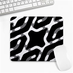 Giant Bold Dark Geometric Print Large Mousepads