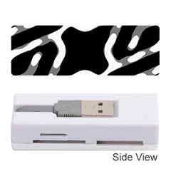 Giant Bold Dark Geometric Print Memory Card Reader (stick)