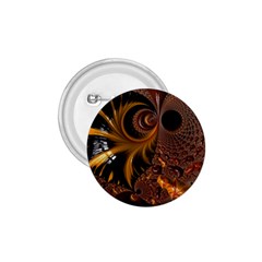 Fractal Brown Golden Intensive 1 75  Buttons by Pakrebo