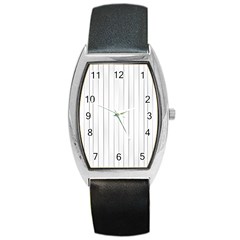 Bright Linear Abstract Print Barrel Style Metal Watch by dflcprintsclothing