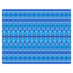 Stunning Luminous Blue Micropattern Magic Double Sided Flano Blanket (medium)  by beautyskulls