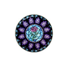 Cathedral Rosette Stained Glass Beauty And The Beast Hat Clip Ball Marker (4 Pack) by Sudhe