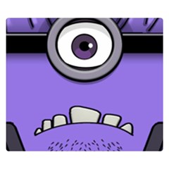 Evil Purple Double Sided Flano Blanket (small)  by Sudhe