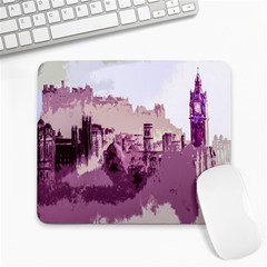 Abstract Painting Edinburgh Capital Of Scotland Large Mousepads by Sudhe