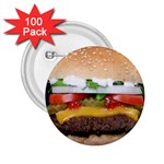 Abstract Barbeque Bbq Beauty Beef 2.25  Buttons (100 pack)  Front