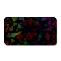 Falling Hearts  Medium Bar Mats by LoolyElzayat