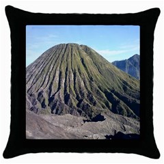 Mount Batok Bromo Indonesia Throw Pillow Case (black) by Sudhe