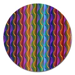 Background Wallpaper Psychedelic Magnet 5  (round) by Sudhe