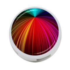 Background Color Colorful Rings 4-port Usb Hub (one Side) by Sudhe