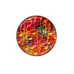 Random Colored Light Swirls Hat Clip Ball Marker (10 Pack) by Sudhe