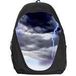 Thunder And Lightning Weather Clouds Painted Cartoon Backpack Bag Front