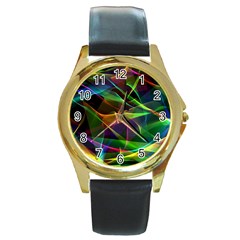 Colors Fiesta Festive Celebration Round Gold Metal Watch