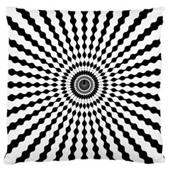 Starburst Sunburst Hypnotic Standard Flano Cushion Case (one Side) by Pakrebo