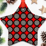 Darts Dart Board Board Target Game Star Ornament (Two Sides) Front