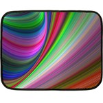 Illusion Background Blend Fleece Blanket (Mini) 35 x27  Blanket