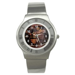 Grand Army Of The Republic Drum Stainless Steel Watch by Riverwoman