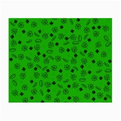 St Patricks Day Pattern Small Glasses Cloth by Valentinaart