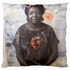 Maya Angelou Large Cushion Case (one Side) by itshanapa