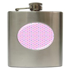 A Hexagonal Pattern Unidirectional Hip Flask (6 Oz) by Pakrebo