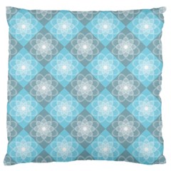 White Light Blue Gray Tile Standard Flano Cushion Case (one Side) by Pakrebo