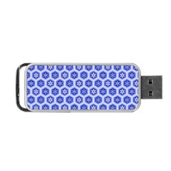 A Hexagonal Pattern Unidirectional Portable Usb Flash (one Side) by Pakrebo