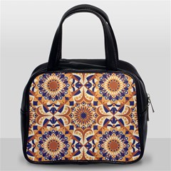 Orange Seamless Pattern Tile Classic Handbag (two Sides)