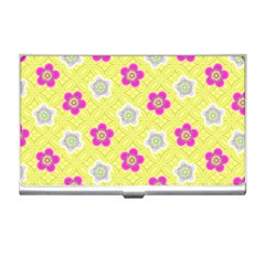 Traditional Patterns Plum Business Card Holder