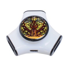 Tree Monster Maestro Landscape 3-port Usb Hub by Pakrebo