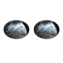 1840s Ohio Salt Glaze Cufflinks (oval) by Riverwoman