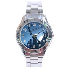 Navy Pier Chicago Stainless Steel Analogue Watch by Riverwoman