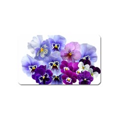 Pansy Isolated Violet Nature Magnet (name Card)