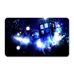 Tardis Background Space Magnet (rectangular) by Sudhe