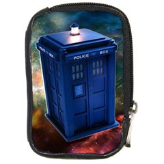 The Police Box Tardis Time Travel Device Used Doctor Who Compact Camera Leather Case by Sudhe