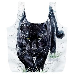 Panther Full Print Recycle Bag (xl) by kot737