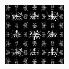 Black And White Ethnic Design Print Medium Glasses Cloth by dflcprintsclothing