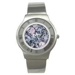 Garden Of The Phoenix Granite Stainless Steel Watch by Riverwoman