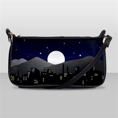 City At Night Shoulder Clutch Bag