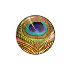 Peacock Feather Bird Colorful Hat Clip Ball Marker by Pakrebo