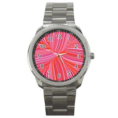 Electric Field Art Iii Sport Metal Watch by okhismakingart