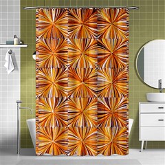 Electric Field Art V Shower Curtain 48  X 72  (small)  by okhismakingart