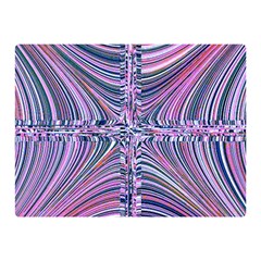 Electric Field Art Ix Double Sided Flano Blanket (mini)  by okhismakingart