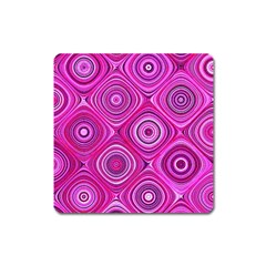 Electric Field Art Xiii Square Magnet by okhismakingart