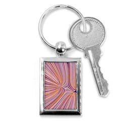 Electric Field Art Xxiv Key Chains (rectangle)  by okhismakingart