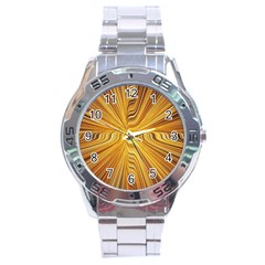 Electric Field Art Xxvi Stainless Steel Analogue Watch by okhismakingart