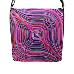 Electric Field Art Xxx Flap Closure Messenger Bag (l) by okhismakingart